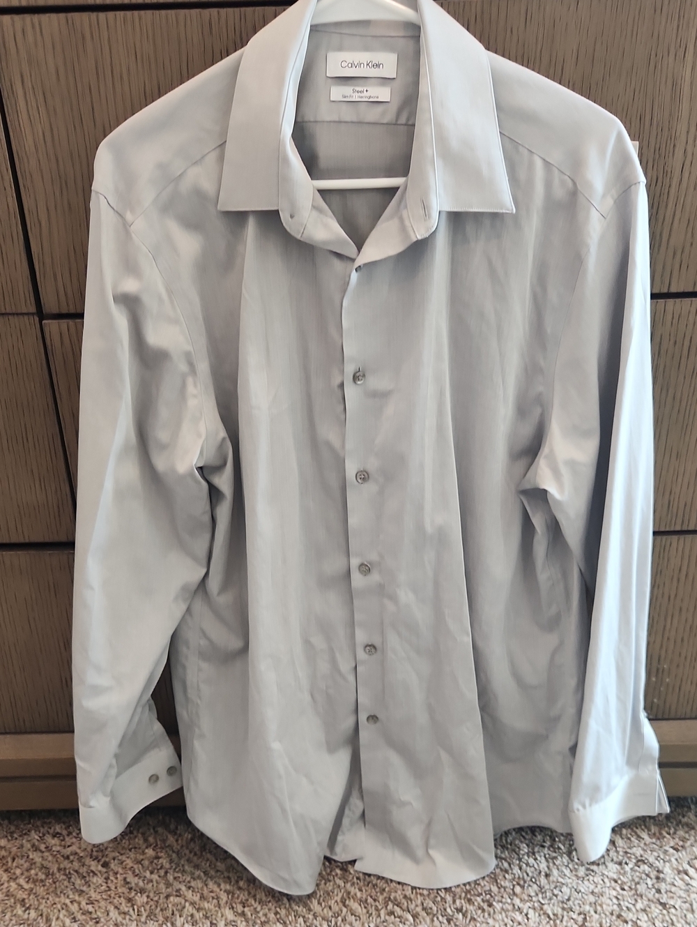 Calvin Klein Men's Light Blue Dress Shirt